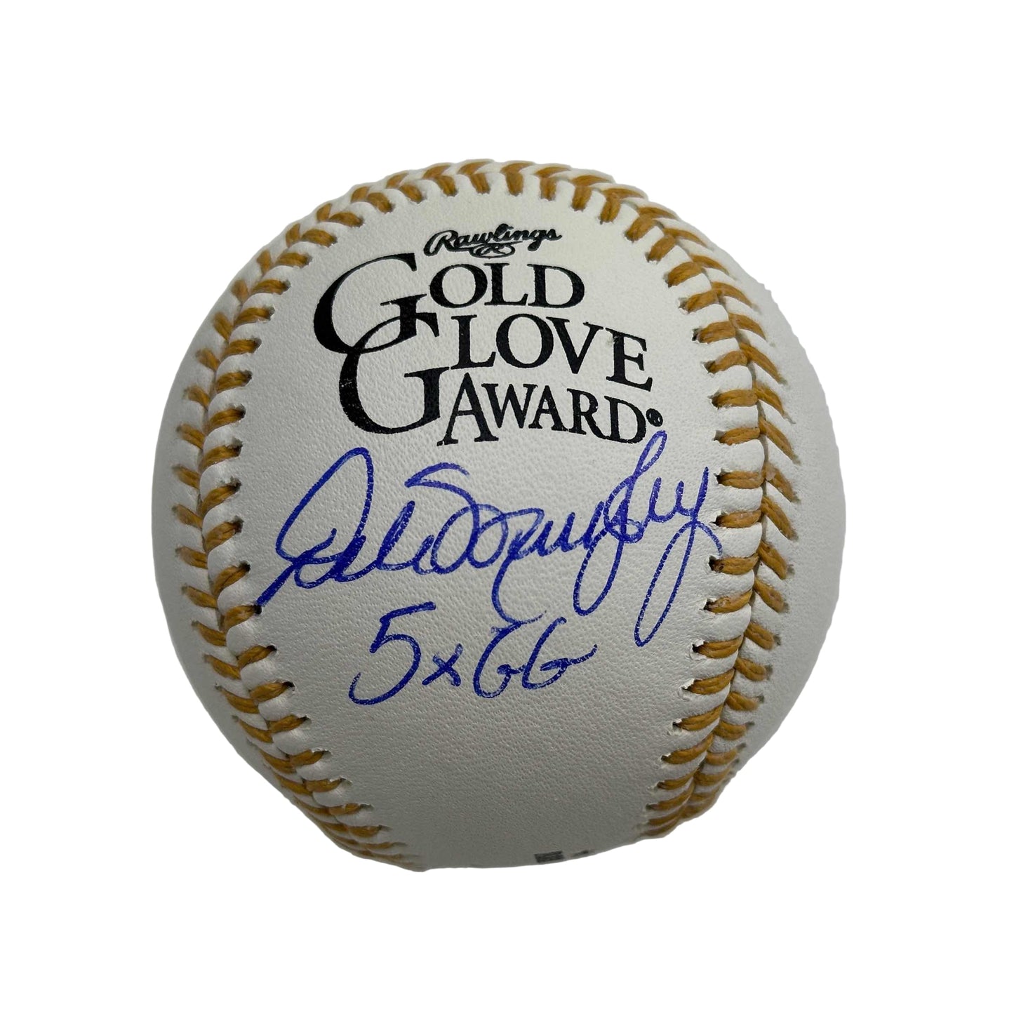 Autographed/Signed Dale Murphy 5x GG Gold Glove Rawlings Official Major League ROML Baseball Beckett BAS COA