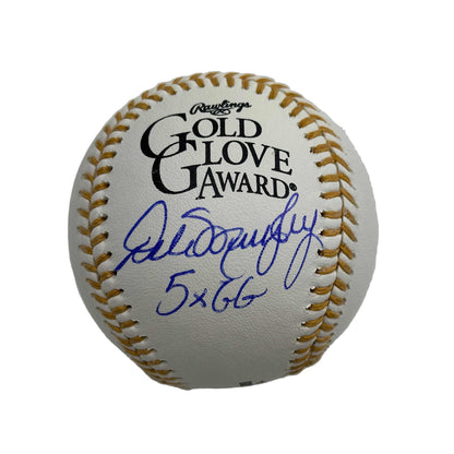 Autographed/Signed Dale Murphy 5x GG Gold Glove Rawlings Official Major League ROML Baseball Beckett BAS COA