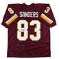 Autographed/Signed Ricky Sanders Washington Burgundy Football Jersey JSA COA