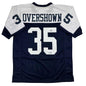 Autographed/Signed DeMarvion Overshown Dallas Thanksgiving Day Football Jersey JSA COA