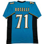 Autographed/Signed Tony Boselli HOF 22 Jacksonville Teal Football Jersey Beckett BAS COA