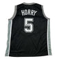 Autographed/Signed Robert Horry San Antonio Black Basketball Jersey Beckett BAS COA