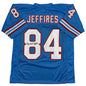 Autographed/Signed Haywood Jeffires Tennessee Retro Light Blue Football Jersey JSA COA