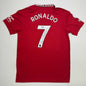 Autographed/Signed Cristiano Ronaldo Manchester United Red 2022-23 Soccer Jersey Beckett BAS COA