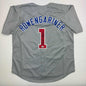 Autographed/Signed Thomas Ian Nicholas Henry Rowengartner Rookie Of The Year Chicago Grey Baseball Jersey Beckett BAS COA