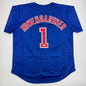 Autographed/Signed Thomas Ian Nicholas Henry Rowengartner Rookie Of The Year Chicago Blue Baseball Jersey Beckett BAS COA