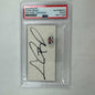 Autographed/Signed Graded Chris Bosh Bookplate Cut Authentic PSA/DNA COA