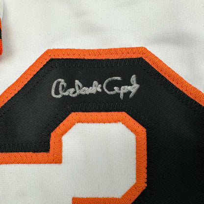 Autographed/Signed Orlando Cepeda San Francisco White Baseball Jersey Beckett BAS COA