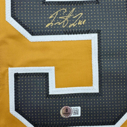 Autographed/Signed Ivan Barbashev Las Vegas Gold Hockey Jersey Beckett BAS COA