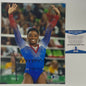 Autographed/Signed Simone Biles Olympic Gymnast 8x10 Gymnastics Photo Beckett BAS COA #11