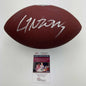 Autographed/Signed C.J. CJ Stroud Houston Texans Wilson Junior Brown Football JSA COA