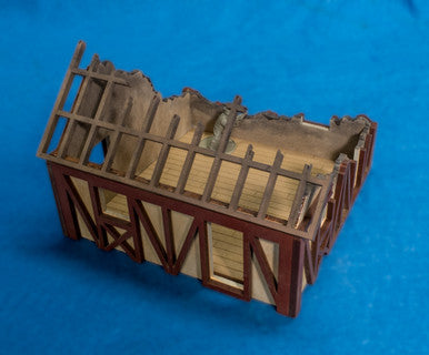 28mm Small Half Timber House  - 28MMDF550