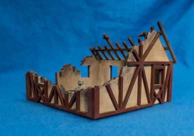 28mm Small Half Timber House  - 28MMDF550