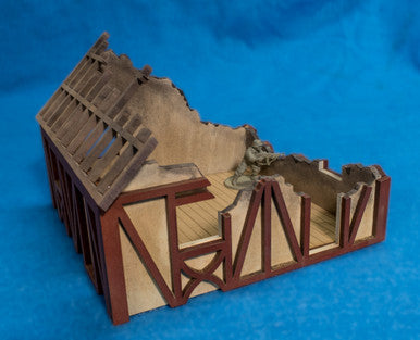 28mm Small Half Timber House  - 28MMDF550