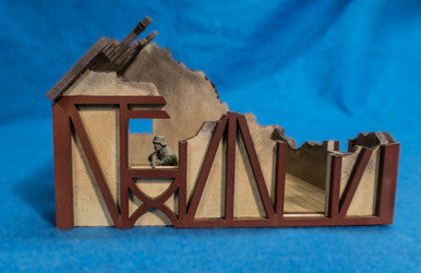 28mm Small Half Timber House  - 28MMDF550