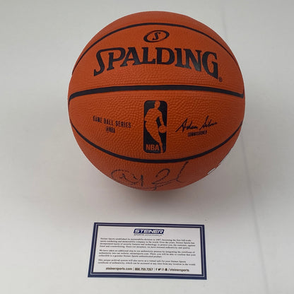 Autographed/Signed Chris Paul Phoenix Suns Spalding Mini Basketball Fanatics & Steiner Sports COA