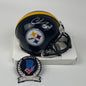 Autographed/Signed Chase Claypool Pittsburgh Steelers Mini Football Helmet Beckett BAS COA