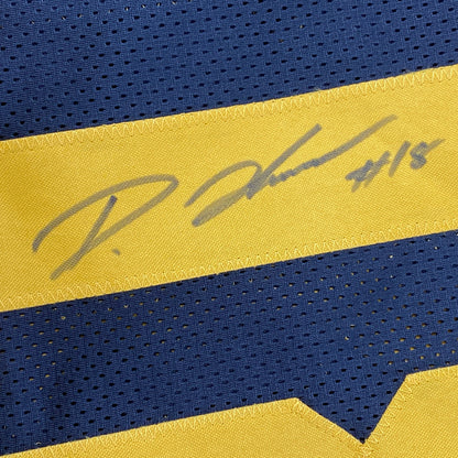 Autographed/Signed Diontae Johnson Pittsburgh Color Rush Football Jersey Beckett BAS COA