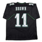 Autographed/Signed AJ A.J. Brown Philadelphia Black Football Jersey Beckett BAS COA