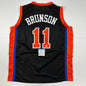 Autographed/Signed Jalen Brunson New York Black Basketball Jersey PSA/DNA COA