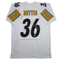 Autographed/Signed Jerome Bettis Pittsburgh White Football Jersey JSA COA