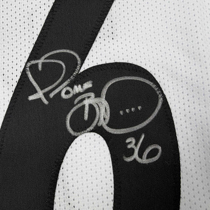 Autographed/Signed Jerome Bettis Pittsburgh White Football Jersey JSA COA