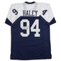 Autographed/Signed Charles Haley Dallas Thanksgiving Day Football Jersey JSA COA
