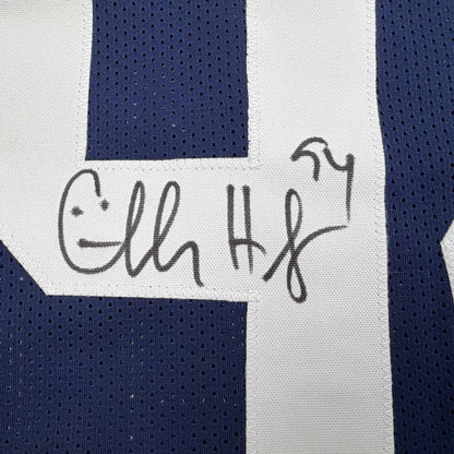 Autographed/Signed Charles Haley Dallas Thanksgiving Day Football Jersey JSA COA
