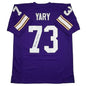 Autographed/Signed Ron Yary HOF 01  Minnesota Purple Football Jersey JSA COA