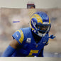 Autographed/Signed Jalen Ramsey Los Angeles LA Rams 16x20 Football Photo JSA COA #5