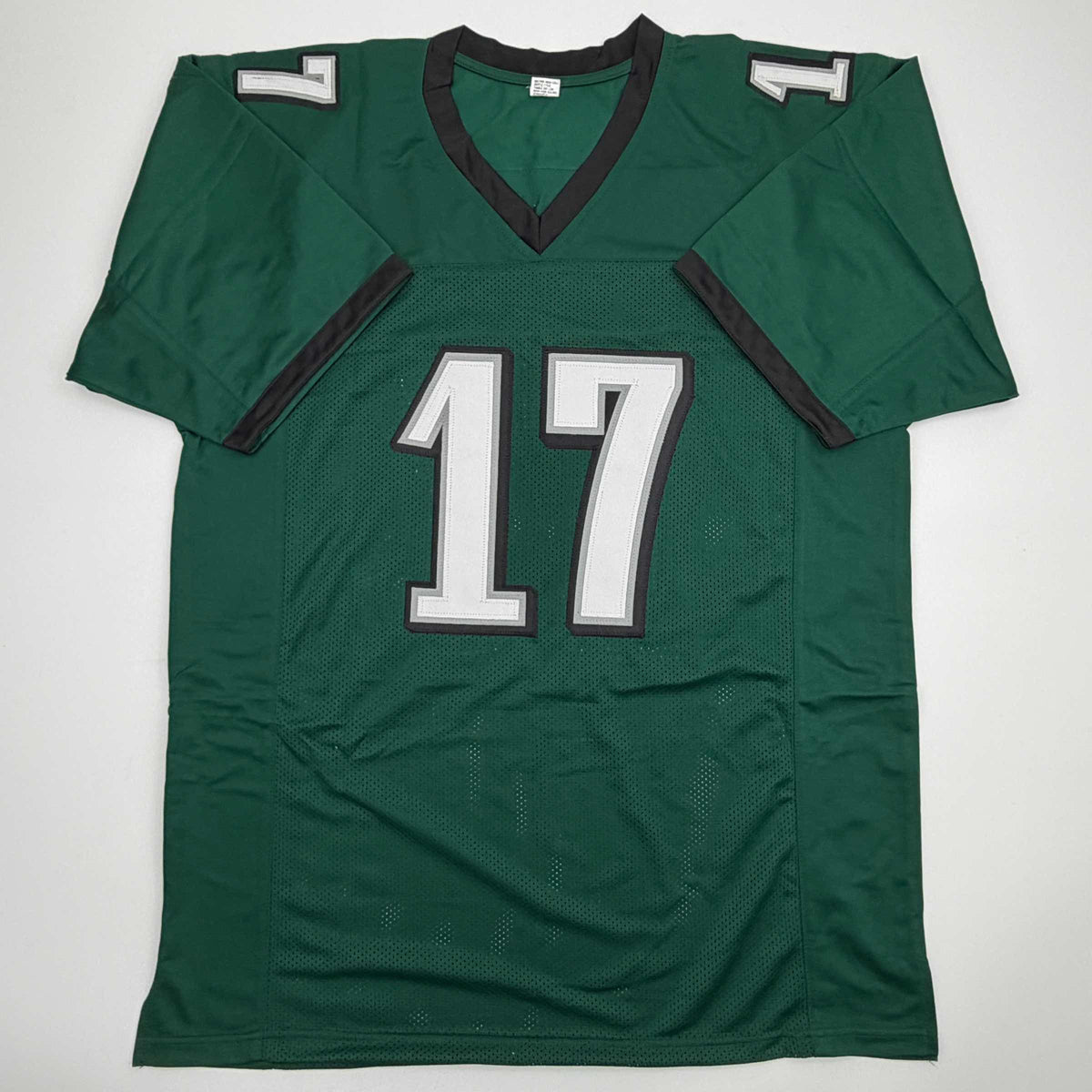 Autographed/Signed Nakobe Dean Philadelphia Green Football Jersey JSA COA