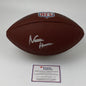Autographed/Signed Najee Harris Pittsburgh Steelers Full Size F/S Brown Wilson Football Fanatics COA