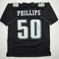 Autographed/Signed Jaelan Phillips Philadelphia Black Football Jersey PSA/DNA COA