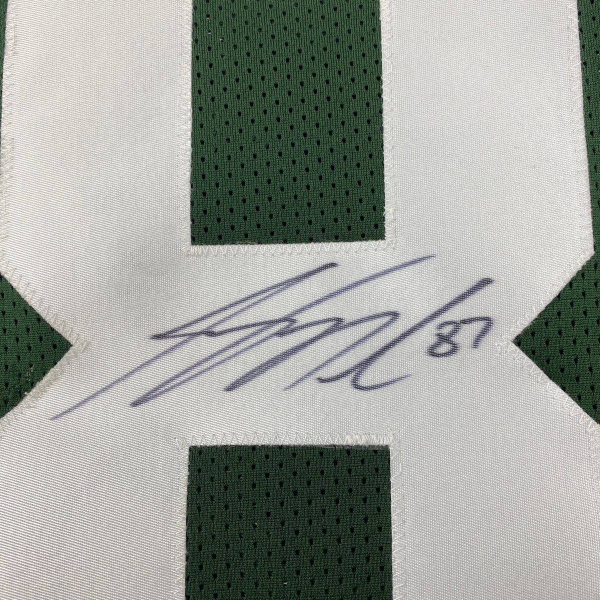 Autographed/Signed Jordy Nelson Green Bay Green Football Jersey Tristar COA