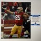 Autographed/Signed George Kittle San Francisco 49ers 8x10 Football Photo Beckett BAS COA
