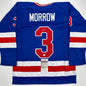 Autographed/Signed Ken Morrow Blue Team USA Miracle On Ice 1980 Hockey Jersey JSA COA