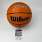 Autographed/Signed Tyrese Maxey Philadelphia 76ers Sixers Full Size Wilson Basketball JSA COA