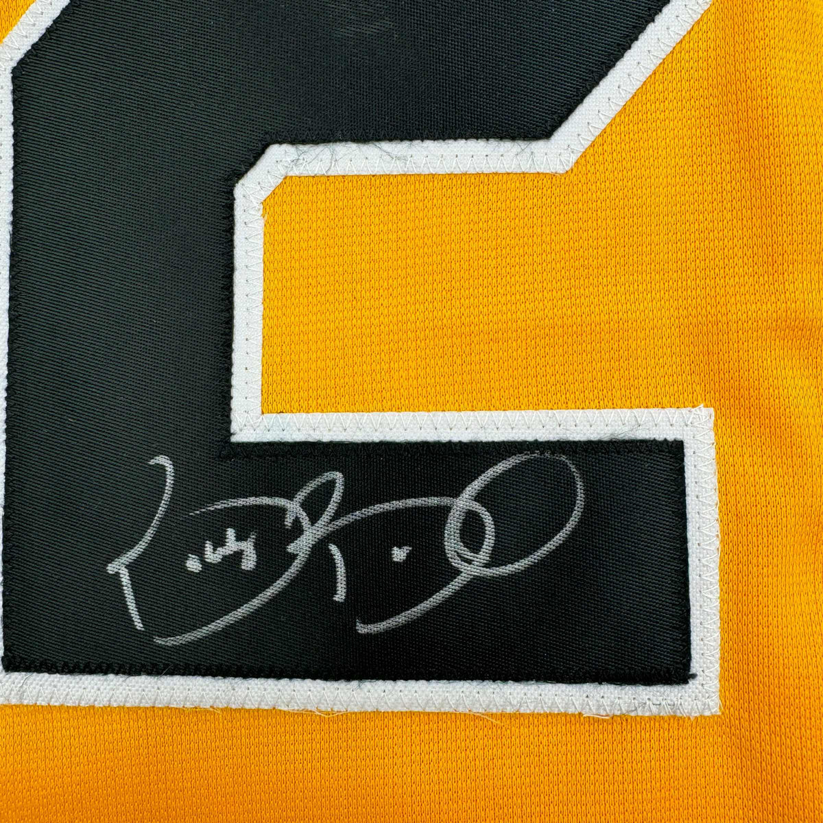 Framed Autographed/Signed Bobby Bonilla 35x39 Pittsburgh Pirates Yellow Baseball Jersey JSA COA