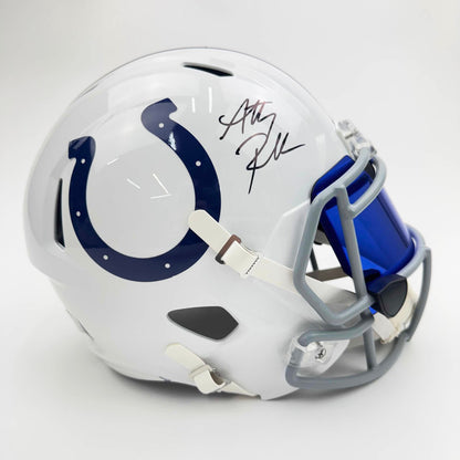 Autographed/Signed Anthony Richardson Indianapolis Colts Full Size Football Helmet FS F/S Fanatics COA