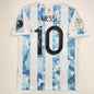 Autographed/Signed Lionel Leo Messi Argentina Blue/White Soccer Jersey Beckett BAS COA