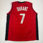 Autographed/Signed Kevin Durant Houston Red Basketball Jersey Beckett BAS COA
