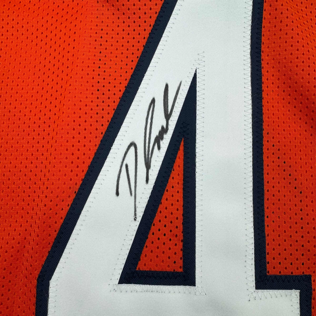 Framed Autographed/Signed D'Andre Swift 35x39 Chicago Orange Football Jersey JSA COA