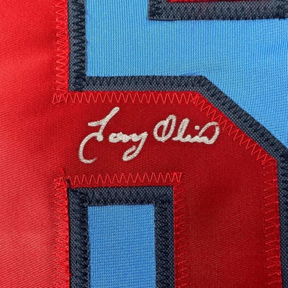 Autographed/Signed Tony Oliva Minnesota Light Blue Baseball Jersey Beckett BAS COA