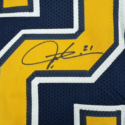 Autographed/Signed LaDainian Tomlinson San Diego Blue Color Rush Football Jersey Beckett BAS COA