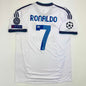 Autographed/Signed Cristiano Ronaldo Real Madrid White Soccer Jersey Beckett BAS COA