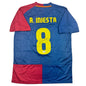 Autographed/Signed Andres Iniesta FC Barcelona Soccer Jersey Beckett BAS COA