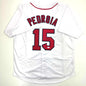 Autographed/Signed Dustin Pedroia Boston White Baseball Jersey JSA COA