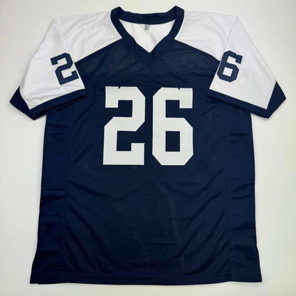 Autographed/Signed Daron Bland Dallas Thanksgiving Football Jersey JSA COA