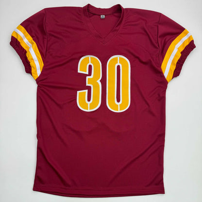 Autographed/Signed Austin Ekeler Washington Burgundy Football Jersey Beckett BAS COA