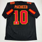 Autographed/Signed Isiah Pacheco Kansas City Black Football Jersey JSA COA